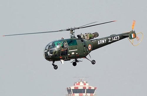 Mauritius có máy bay trực thăng Alouette cùng loại với Ấn Độ.